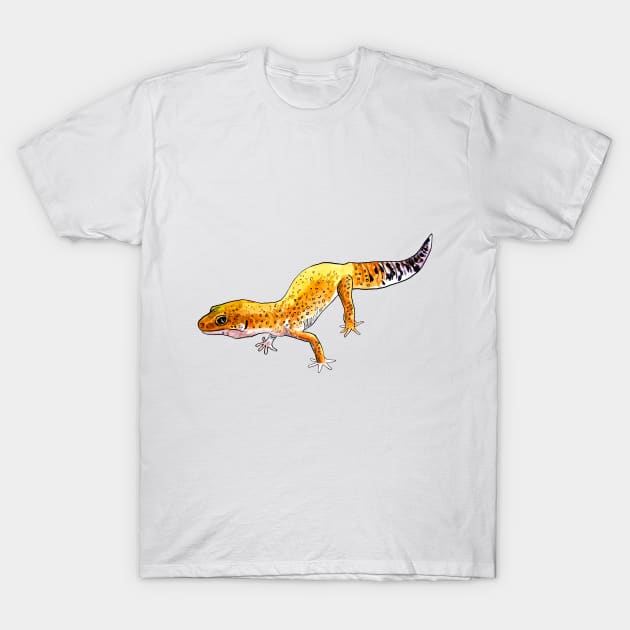 Gecko T-Shirt by VicaVeresk